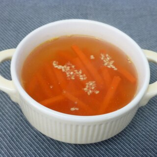 人参の生姜スープ
